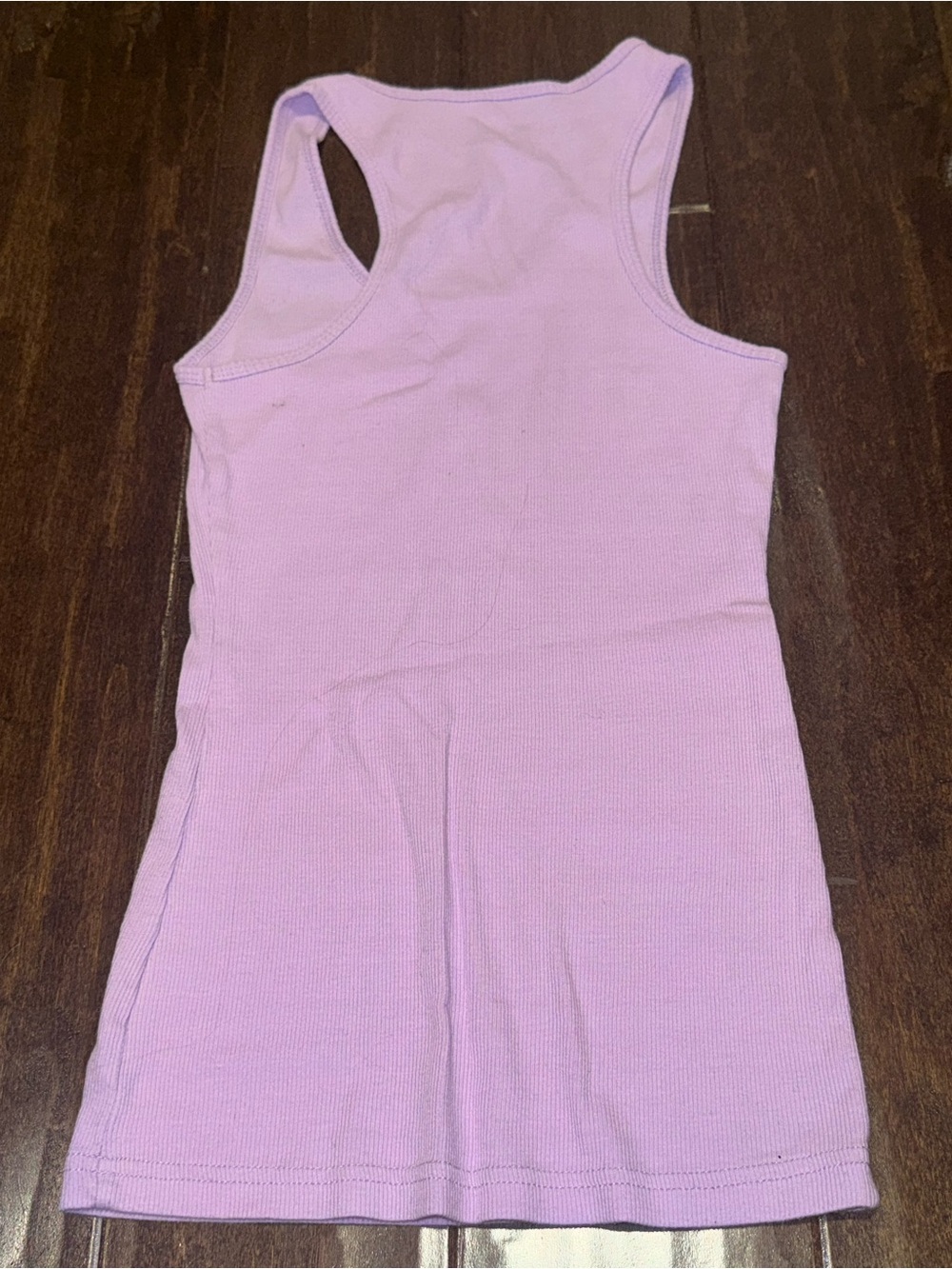 Guess Lilac Rhinestone Script Tank Top - Picture 4 of 4